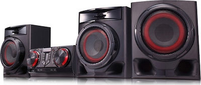 LG Ηχοσύστημα 2.1 CJ45 720W με CD Player, WiFi και Bluetooth Μαύρο