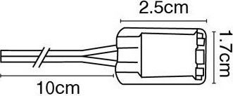 VK Lighting Ντουί Ρεύματος με Υποδοχή G9 40206-034629
