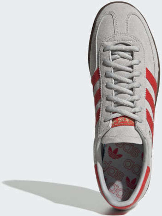 Handball Spezial Ανδρικά Sneakers Grey Two / Hi Res Red / Gold Metallic