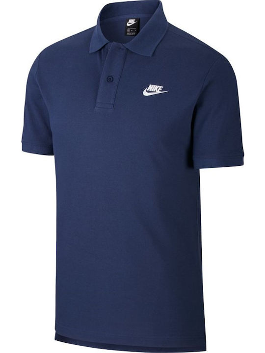 Sportswear Club Essentials Polo Μπλούζα Κοντομάνικη Navy