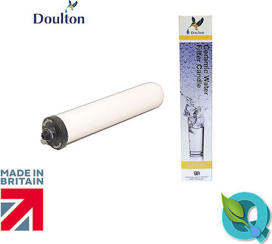 Doulton Countertop and Under Sink Water Filter Replacement made of Activated Carbon 10" Supercarb 0.5 μm
