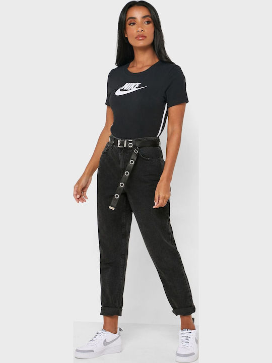 Short Sleeve Bodysuit Sportswear Archive Slim Fit Black