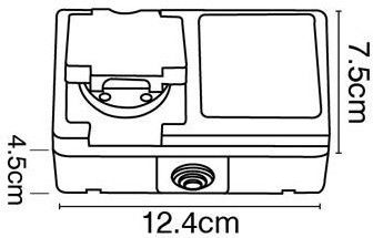 VK Lighting VK/10064 Single Externă Πρίζα Ρεύματος Στεγανή με Καπάκι και Διακόπτη Albă