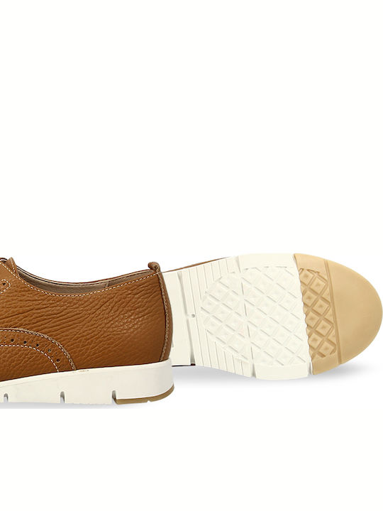 Damen Oxfords in Tabac Braun Farbe
