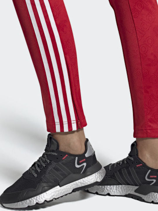 Nite Jogger Sneakers Core Black / Shock Red / Silver Metallic