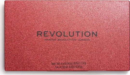Revolution Beauty Precious Stone Eye Shadow Palette in Solid Form Ruby 16.9gr
