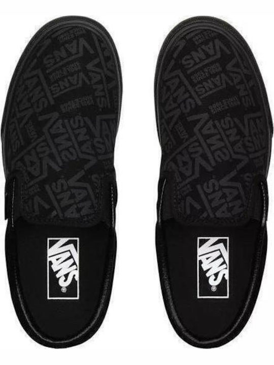 66 Classic Πάνινα Ανδρικά Slip-On Μαύρα