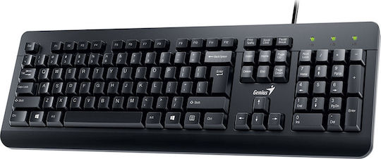Genius KMS-U130 Комплект клавиатура и мишка Английски US Черен