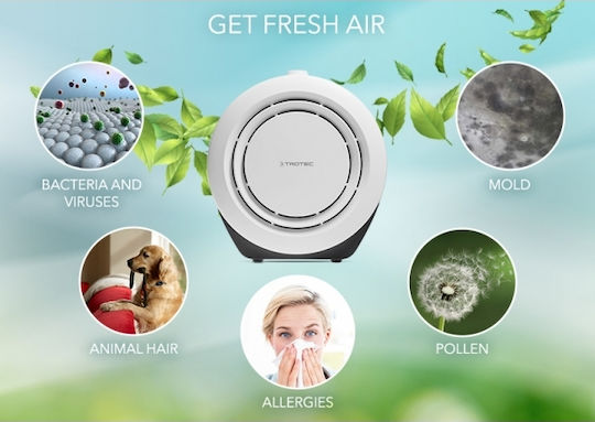 Trotec Airgoclean 10 E Ιονιστής / Καθαριστής Αέρα 45W για Χώρους 20m²