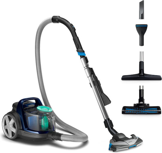 Philips FC9556/09 Vacuum Cleaner 900W Bagless 1.5lt Black / Dark Blue