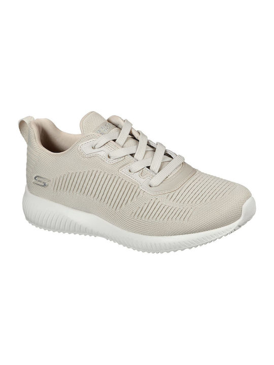 Bobs Squad Tough Talk Sport Shoes Running Beige