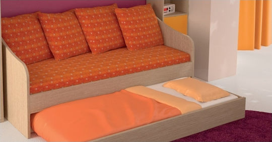 Silky Schlafsofa Einzeln για Στρώμα 80x190cm