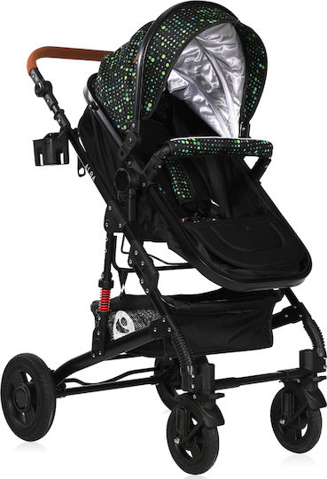 Lorelli Alba Multi Stroller Adjustable 2 in 1 Baby Stroller Suitable for Newborn Black 11.15kg