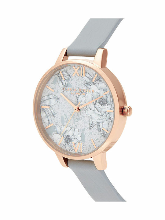 Olivia Burton Terrazzo Florals Ρολόι Μπαταρίας με Δερμάτινο Λουράκι Olivia Burton Terrazzo Florals Ρολόι Μπαταρίας με Δερμάτινο Λουράκι