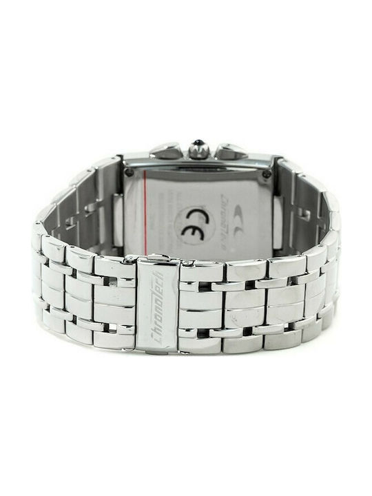 Chronotech Watch with Silver Metal Bracelet CT7018B-09M