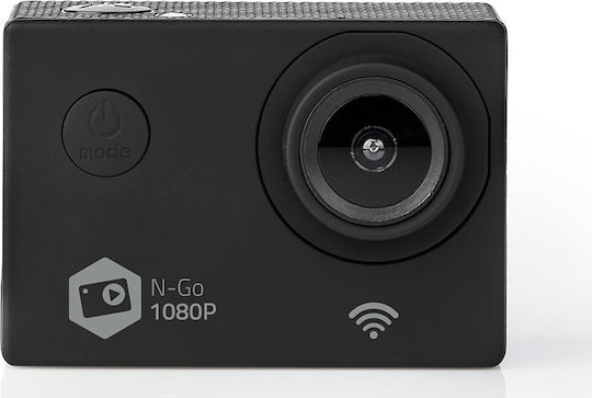 ACAM21BK Action Camera HD (720p) Υποβρύχια (με Θήκη) με Οθόνη 2" και Wi-Fi Μαύρη