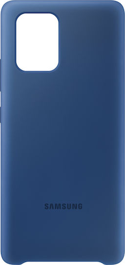 Samsung Umschlag Rückseite Silikon Blau (Galaxy S10 Lite)