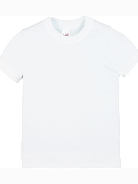 Minerva Classic Kids' Undershirt Short-sleeved White