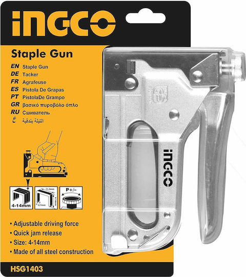 Ingco Hand Staple Gun for Staples HSG1403