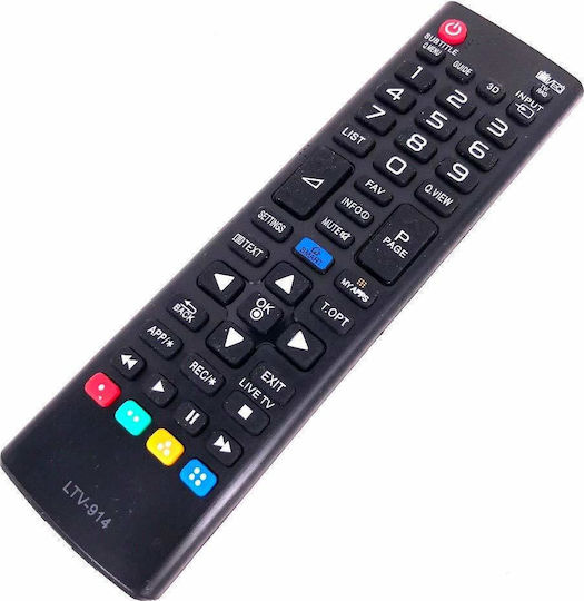 LG Συμβατό Τηλεχειριστήριο L-914 Universal για Τηλεοράσεις LG