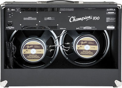 Fender Champion 100 Combo Ενισχυτής Ηλεκτρικής Κιθάρας 2 x 12" 100W Μαύρος