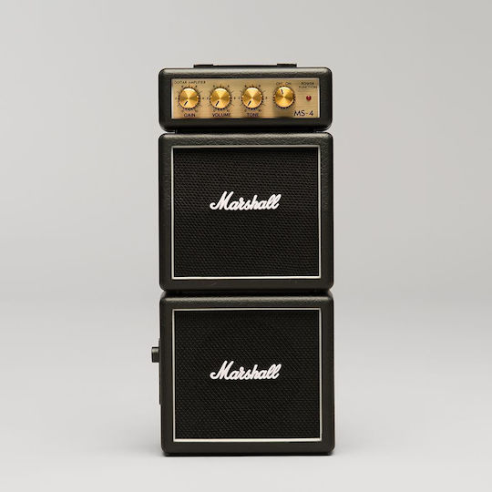 Marshall MS-4 Mini Ενισχυτής Ηλεκτρικής Κιθάρας 2 x 3" 1W Μαύρος