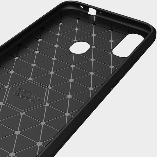 Hurtel Carbon Brushed Back Cover Σιλικόνης Μαύρο (Redmi 7)