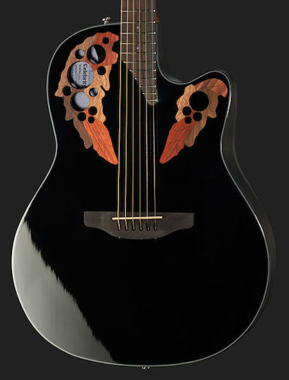 Ovation Ακουστική Κιθάρα Celebrity CE44-5 Elite Cutaway Black