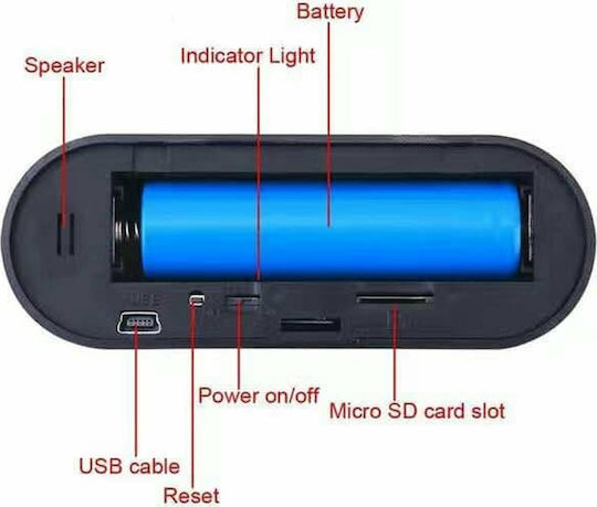 Factory Κρυφή Κάμερα WiFi Ρολόι 1080p με Υποδοχή για Κάρτα Μνήμης και Ανιχνευτή Κίνησης