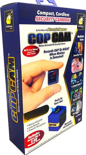 Factory Скрита камера Cop Cam 1080p със Слот за Карта Памет и Сензор за Движение