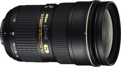 Nikon Full Frame Φωτογραφικός Φακός AF-S Nikkor 24-70mm f/2.8G ED Standard Zoom για Nikon F Mount Black