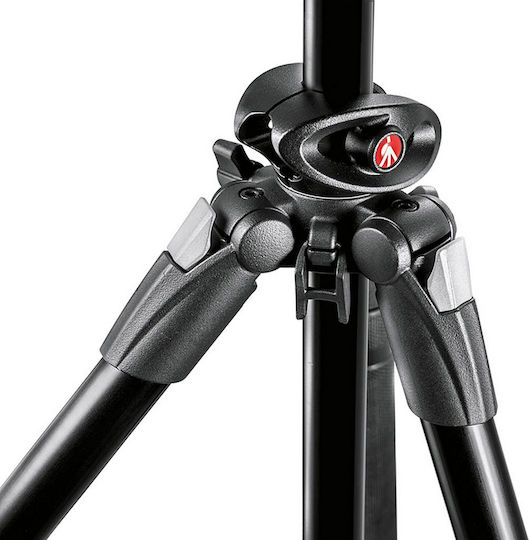 Manfrotto Kamerastative 290 Dual Aluminium 3-Section aus Aluminium mit 3-Wege Kopf