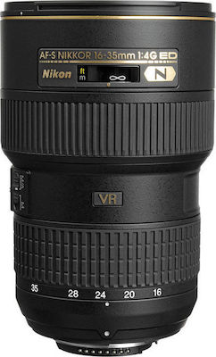 Nikon Full Frame Camera Lens AF-S Nikkor 16-35mm f/4G ED VR Standard Zoom for Nikon F Mount Black