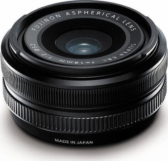 Fujifilm Crop Φωτογραφικός Φακός Fujinon XF35mm F1.4 R Σταθερός για Fujifilm X Mount Μαύρος