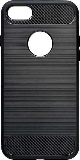 Hurtel Carbon Fiber Back Cover Σιλικόνης Μαύρο (Redmi 6)