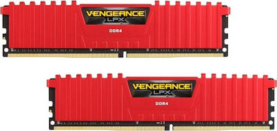 Corsair Vengeance LPX 16ГБ DDR4 RAM с 2 модула (2x8GB) и Скорост 3000 за Настолен компютър