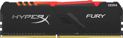 HyperX Fury RGB 8GB DDR4 RAM mit Geschwindigkeit 3200 für Schreibtisch