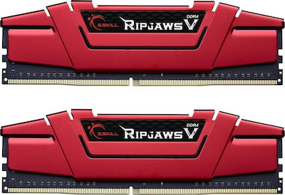 G.Skill Ripjaws V 16GB DDR4 RAM με 2 Modules (2x8GB) και Ταχύτητα 2133 για Desktop