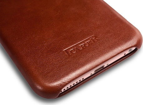 iCarer Vintage Curved Edge Book Piele artificială Maro (iPhone 6/6s Plus)