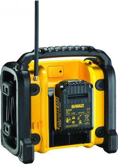 DEWALT DCR020 Επιτραπέζιο Ραδιόφωνο Μπαταρίας DAB+ Κίτρινο