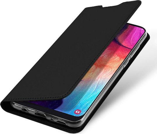 Dux Ducis Skin Pro Книга Изкуствена кожа Черен (Galaxy A40)