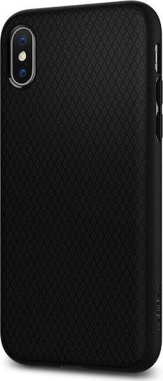 Spigen Liquid Air Back Cover Σιλικόνης Μαύρο (iPhone X / Xs)