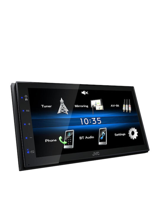 JVC Car Audio System 2DIN (Bluetooth/USB/AUX/CD) with Touch Screen 6.8"