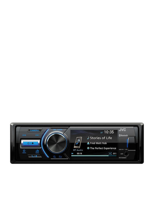 JVC Ηχοσύστημα Αυτοκινήτου Universal 1DIN (Bluetooth/USB/AUX) με Οθόνη 3"