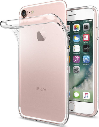 Spigen Liquid Crystal Umschlag Rückseite Silikon Transparent (iPhone 7 / 8 / SE 2020 / SE 2022)