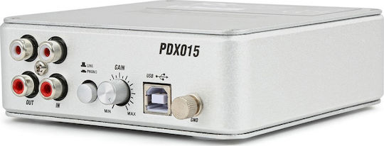 Power Dynamics PDX015 Phono Preamp Silver