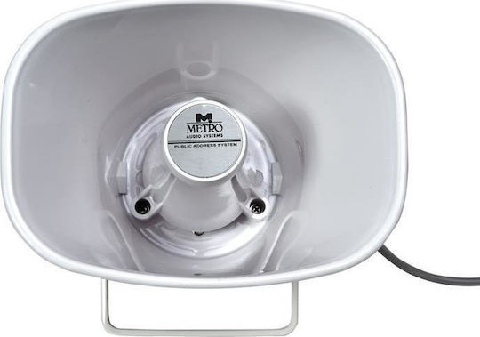 Metro HS 34 Κόρνα Ενσωματωμένης Κεφαλής Ισχύος 15W/8ohm με Μετασχηματιστή