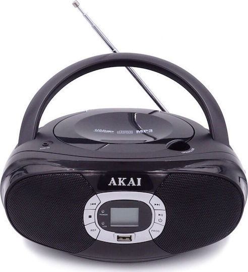 Akai Proffesional Φορητό Ηχοσύστημα με CD / USB / Ραδιόφωνο Μαύρο
