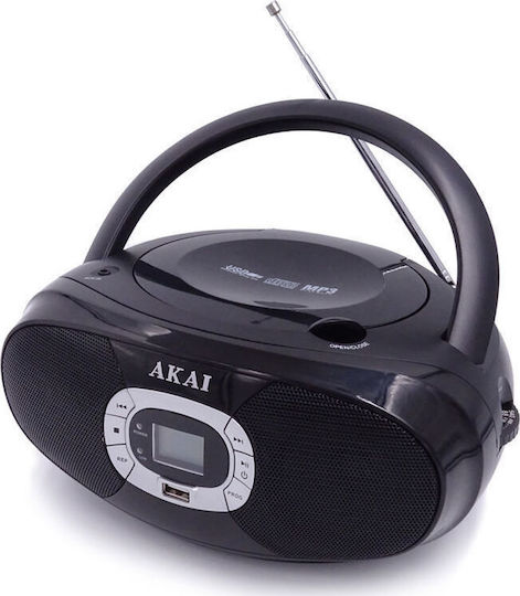 Akai Proffesional Φορητό Ηχοσύστημα με CD / USB / Ραδιόφωνο Μαύρο