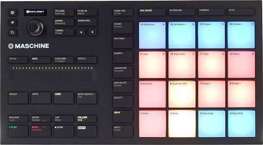Native Instruments Midi Controller Maschine Mikro MK3 σε Μαύρο Χρώμα